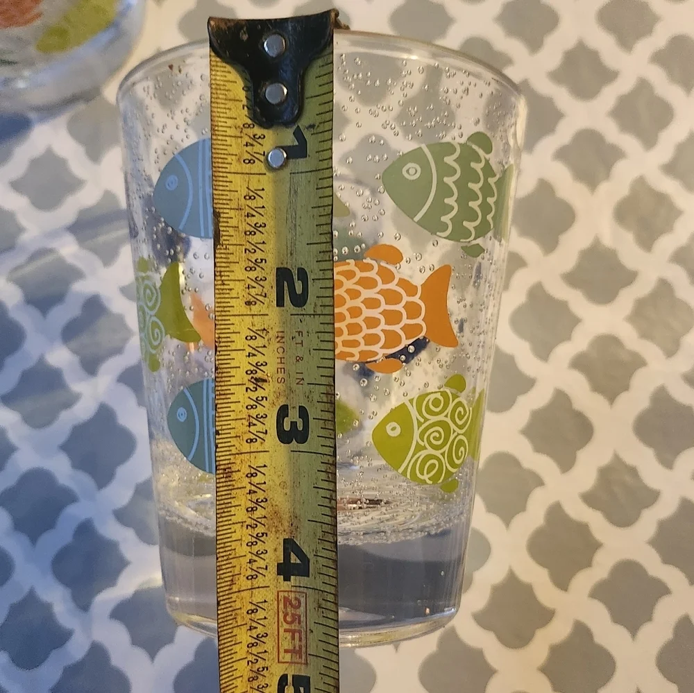 Plastic Fish Cups NWOT